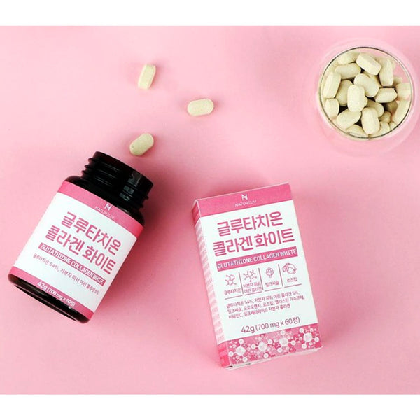 고함량 글루타치온 콜라겐 화이트 700mg 60정 밀크씨슬 함유 3박스(3개월분)