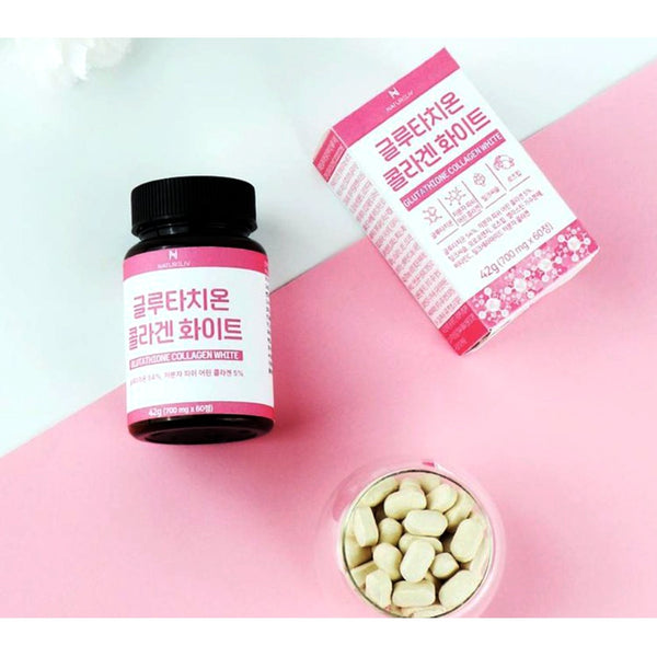 고함량 글루타치온 콜라겐 화이트 700mg 60정 밀크씨슬 함유 3박스(3개월분)