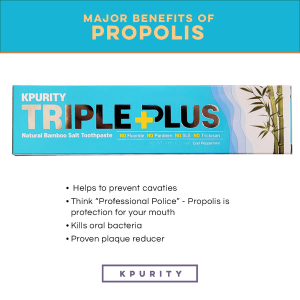 Triple Plus+ 프리미엄 천연 죽염 치약  133g