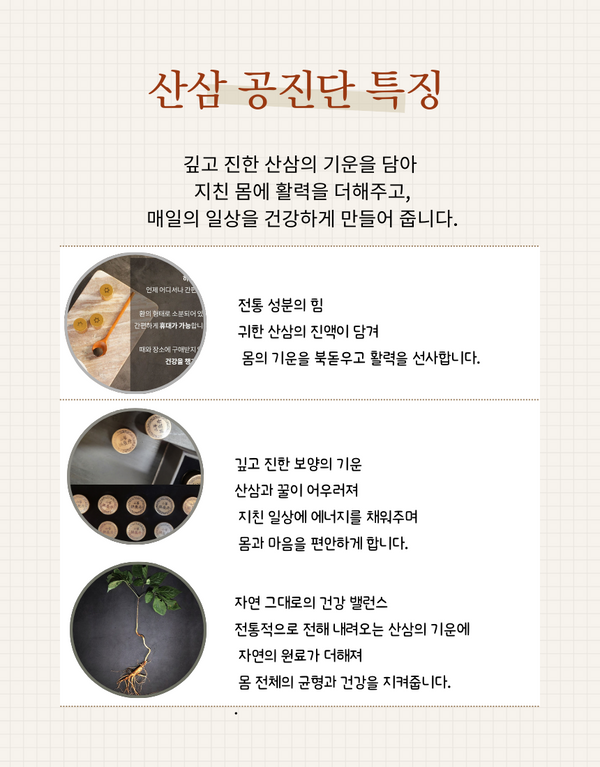 야생산삼 프리미엄 공진단