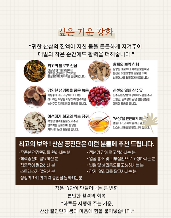 야생산삼 프리미엄 공진단