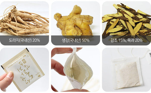 생강 도라지 감초 전통차 (1.2g x 20 bag)
